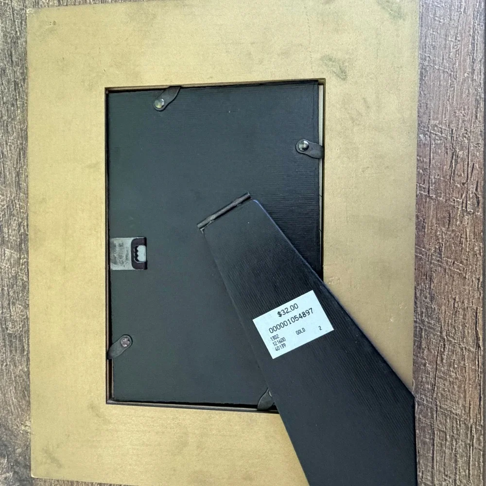 Mother Poem 4x6 Picture Frame Lasercraft Amerigo Gold 1993